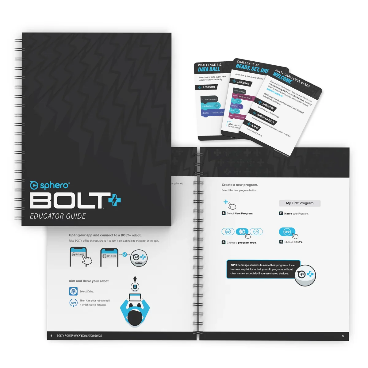 BOLT+ Educator Guide & Challenge Card Pack